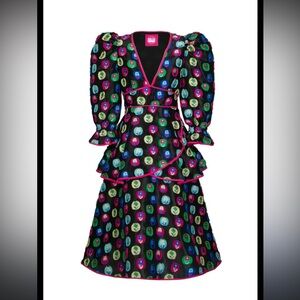 CeliaB Multicolor Long Sleeve Dress